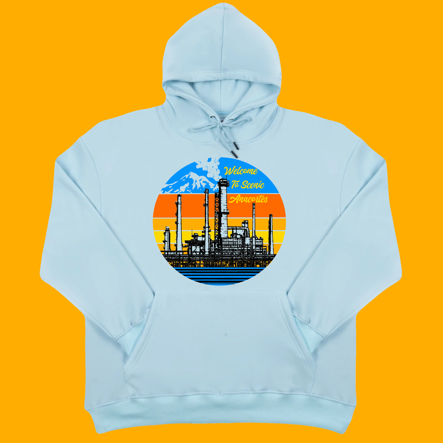 Welcome To Scenic Anacortes Refinery Hoodie